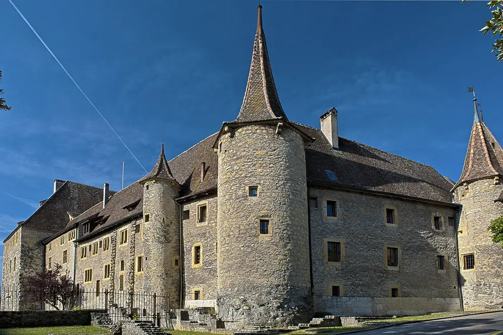 L'arsenal et le château de Colombier